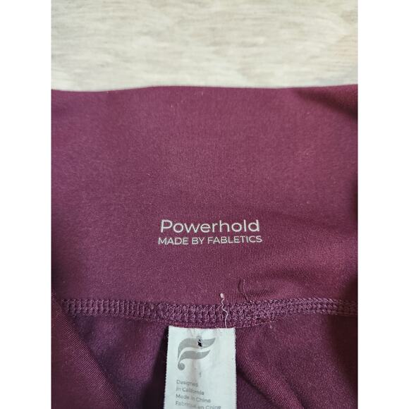 Fabletics Womens  Leggings Mid Rise Compression Pockets Purple Size Medium - Picture 3 of 7